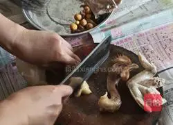 Chives and white sliced chicken Practice illustration 12