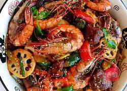 Illustration of how to make Spicy Spare Ribs and Prawns Hot Pot 10