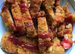 Illustration of how to make homemade chicken chop 4