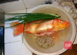 Illustration of braised field fish 1