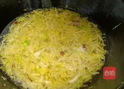 Illustration of how to make braised pork belly vermicelli with pickled cabbage 7