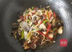 Illustration of how to make fried pork slices with porcini mushrooms 11