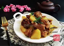 Recipe for goose stewed with potatoes Illustration 14