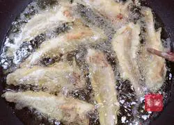 Illustration of how to make tempura small yellow flowers 12