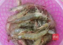 Illustration of how to make steamed shrimp with garlic vermicelli 1