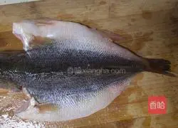 Illustration of how to make steamed seabass 1