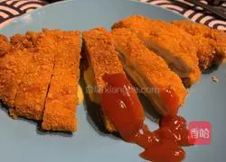 Illustration of how to make fried chicken steak 10