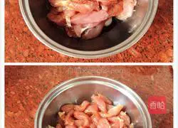 Illustration of how to make fried pork with celery 2