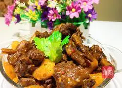 Illustration of how to make roasted goose with potatoes 6