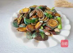 Illustration of braised small abalone 9