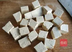 Illustration of how to make braised tofu with mustard mustard 3