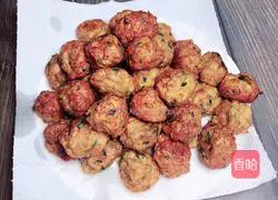 Illustration of how to make fried radish meatballs 15