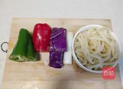 Illustration of how to make fried noodles with vegetables 2
