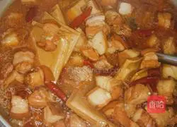 Illustration of home braised pork 11