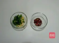 Illustration of how to make fried tripe with coriander 4