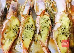 Cheese-baked red shrimp recipe 7