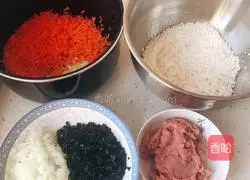 Illustration of how to make dried tofu sausage 2