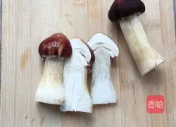 Illustration of how to fry matsutake in butter 4