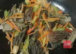 Illustration of how to cook morels 4