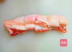 Illustration of how to make peach gum braised pork with low calorie and double meatiness 3