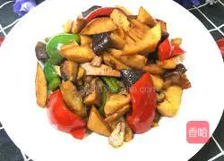 Illustration of how to stir-fry winter bamboo shoots with mushrooms 10