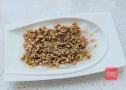 Illustration of how to steam vermicelli with minced meat 8