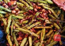 Dry stir-fry Illustration of how to make green beans 4