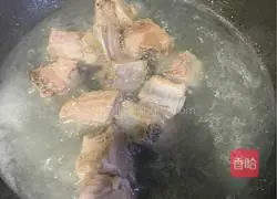 Illustration of Braised Pork Ribs and Potatoes 1