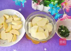 Illustration of steamed pork ribs with rice flour 4