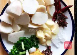 Braised taro ribs recipe 3