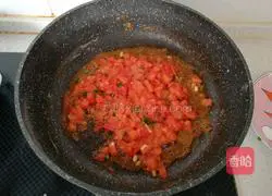 Illustration of how to make scrambled eggs with tomatoes 8