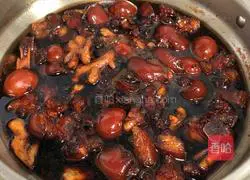 Illustration of how to make sweet vinegar pig's feet and ginger 13