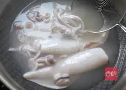 Illustration of how to make ginger-roasted squid 3