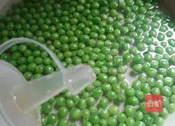 # steamed vegetables# Steamed peas recipe illustration 2