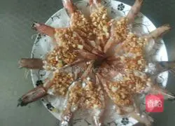 Illustration of how to make garlic vermicelli shrimp 11