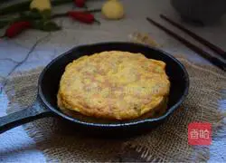 Illustration of how to make egg patties 11