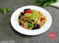 Illustration of how to make fried meat with lettuce 10