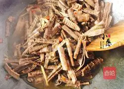 Illustration of how to make dried bamboo shoots with rice 9