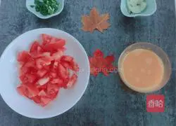 Illustration of how to make tomato scrambled eggs 2