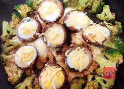 Mushroom Egg Tart (Shiitake Mushroom Cheese Quail Egg) Recipe Illustration 8