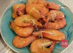 Illustration of how to make salt water prawns 2
