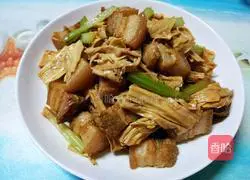 Illustration of how to make yuba roasted pork 8