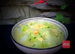 Illustration of how to make scallops and winter melon 13