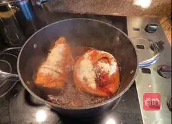 Illustration of how to make braised pork knuckle that melts in your mouth 3