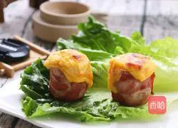 Illustration of how to make bacon and taro rolls 11