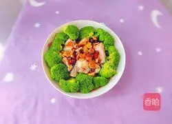 Illustration of how to make steamed broccoli with sea fish 16