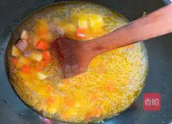 Illustration of how to make curry beef and potatoes 6