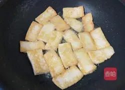 Illustration of how to make fried tofu bento with garlic sprouts 3