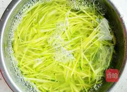 Vinegar pumpkin shreds Illustration of how to do it 3