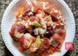 Illustration of steamed pork ribs 7 